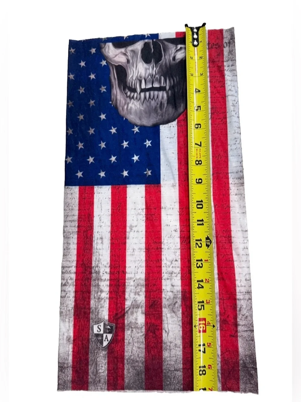 Salt Armour Skull American Flag Neck Gaiter Face Mask Fishing UV Sun Shield